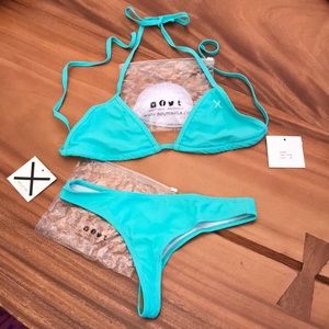 Boutine LA NWT Bikini Set - Lake Green Size Medium